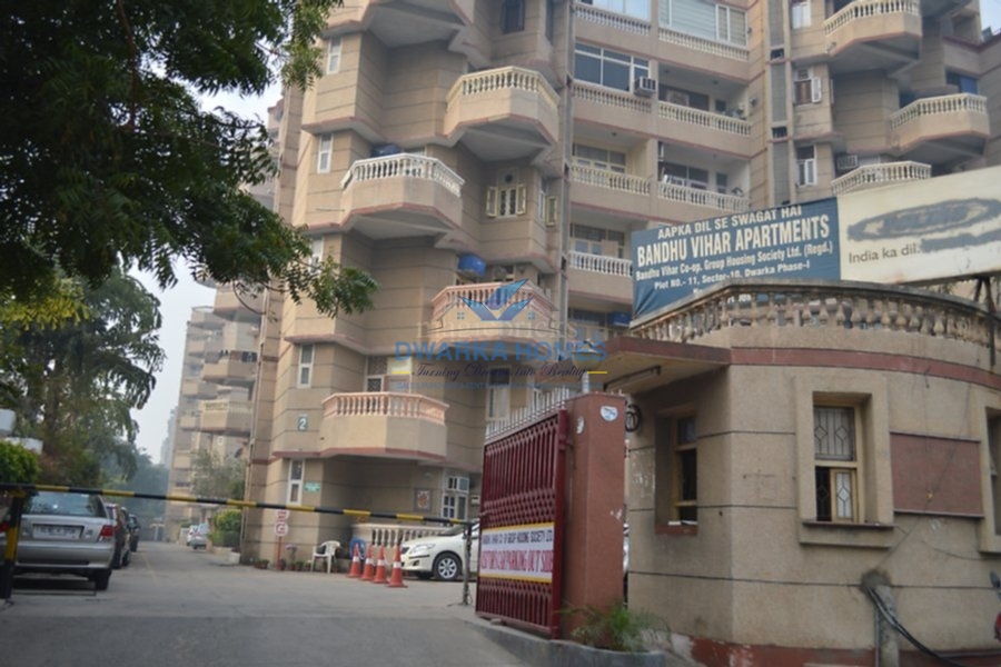 3BHK 3Baths Residential Apartment for Rent in Bandhu Vihar Apartments, Sector-10 Dwarka